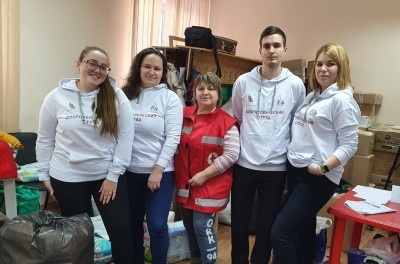 Помощь беженцам в Новосибирске оказали сотрудники «Союза Маринс Групп»