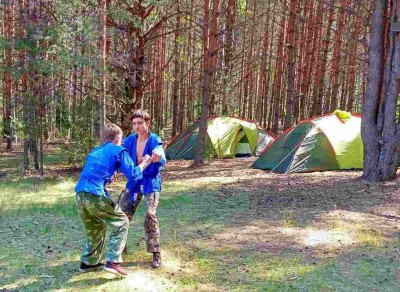 Воспитанники ВСК «Пантера» провели тренировочные сборы в палаточном лагере
