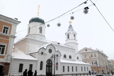 Губернатор Нижегородской области Глеб Никитин и Митрополит Нижегородский и Арзамасский Георгий посетили строящийся Троицкий храм 