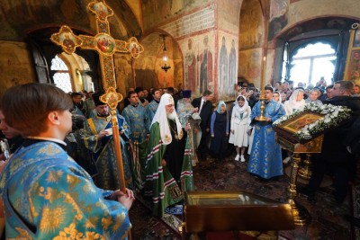 Руководители и добровольцы «Союза Маринс Групп» приняли участие в праздничном богослужении